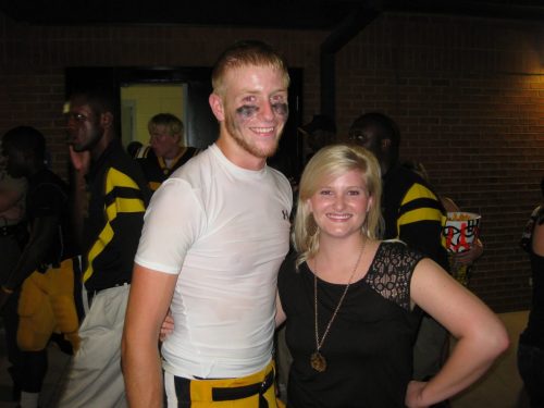 0011 James and Lindsey postgame