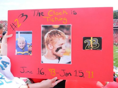 0192 Alysssa s sign at UGA game